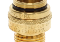 Woodford® Nidel® 34HA-BR Anti-Siphon Vacuum Breaker, 3/4 in, Male Hose Thread, Brass Body, Single Check Backflow, Domestic