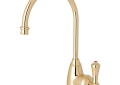 ROHL U.1307LS-EG-2 Georgian Era C-Spout Hot Water Faucet - English Gold