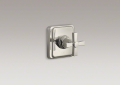 Kohler T13174-3A-SN Pure Volume Control Trim, Cross Handle