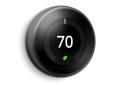 Google T3016US Google Nest Learning Thermostat - Black