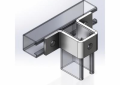 Empire 9056UFZ U Support, 3 Holes, 5-3/8 in W, For Use With 1-5/8 x 2-7/16 in Strut