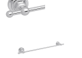 ROHL A1484LIAPC San Giovanni Wall Mount 18" Single Towel Bar - Polished Chrome