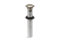 Kohler(R) K-25322-BV Clicker Drain with Overflow - Vibrant Brushed Bronze