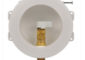 IPS 87991 Water-Tite 1/2 inch Viega Pex Mini-Round Ice Maker Outlet Box with Lead Free Brass Quarter Turn Valve