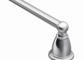Moen® YB2218CH Towel Bar, Brantford™, 18 in L Bar, 2.96 in OAD x 2.05 in OAH, Aluminum, Polished Chrome, Import