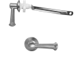 Jaclo® 9131-SB 9131 Toilet Tank Trip Lever, 2-7/16 in L Arm, Metal, Satin Brass