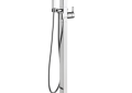 DELTA® T4767-FL Ara® Roman Tub Trim, Commercial, 2 gpm Flow Rate, Polished Chrome, 1 Handles, Domestic