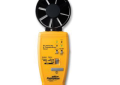 Fieldpiece AAV3 Anemometer Head, +/- 0.1 deg F Resolution, For Use With Vane Anemometer, Yellow
