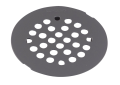 Moen® 101663WR Snap-In Tub/Shower Drain Cover, Kingsley®, 4-1/4 in W, 4-1/4 in Dia, Brass, Wrought Iron, Domestic