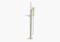 Kohler K-T97331-4-SN Margaux  Floor-Mount Bath Tub Filler Trim with Handshower - Vibrant Polished Nickel