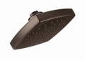 Moen® S6365ORB Multifunction Raincan Shower Head, Voss™, 2.5 gpm, 1 Spray, Arm Mount, 6 x 2-5/8 in Head, Import