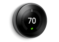 Google T3018US Google Nest Learning Thermostat - Mirror Black