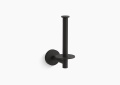 Kohler K-27293-BL Elate(R) Vertical Toilet Paper Holder - Matte Black