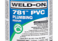 IPS 14007 Weld-On 771 Series 16 ounce Medium Body Fast Set PVC Cement