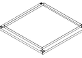 Ruud RXBA-AE Cased Coil Plenum Adapter