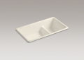 Kohler 6625-47 Smart Divide(R) Undercounter or Self-Rimming Kitchen Sink