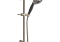 DELTA® 51559-SS Ashlyn® Hand Shower, 4-1/8 in Dia 5 Shower Head, 1.75 gpm Flow Rate, 82 in L Hose, 1/2 in Connection, Stainless Steel, Import