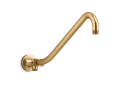 Kohler® 76336-2MB Deck Mount Gooseneck Rainhead Arm With 3-Way Diverter, 18-3/16 in L, Brass Arm, 1/2-14 NPT