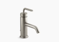 Kohler K-14402-4A-BN Purist(R) Single-Handle Bathroom Sink Faucet with Straight Lever Handle - Vibrant Brushed Nickel
