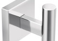 Moen® BP1803CH Triva™ Robe Hook, 1 Hook, 2-5/16 in OAH x 2 in OAW x 2-1/4 in OAD, Zinc, Import