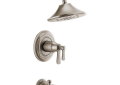 Brizo® T60461-NK TempAssure® Tub and Shower Faucet Trim, 2 gpm Shower, Luxe Nickel