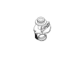 APCOM 100074377 Water Inlet, For Use With Model 110/U, 310/U and 510/U Water Heater