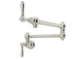 ROHL A1451LMPN-2 Wall Mount Swing Arm Pot Filler - Polished Nickel