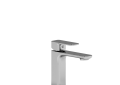 RIOBEL EQS01C EQS01 Equinox Single Hole Bathroom Faucet, 1.2 gpm Flow Rate, 4.5 in H Spout, 1 Handles, Pop-Up Drain, 1 Faucet Holes, Chrome