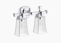 Kohler K-31756-SC02-CPL Riff(R) Two-Light Sconce - Polished Chrome