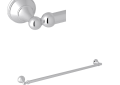 Perrin & Rowe U.6641APC Georgian Era Towel Ring Double Wall Mount, Import