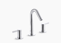 Kohler K-942-4-CP Stillness Two Handle Widespread Bathroom Faucet - Polished Chrome