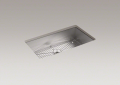 Kohler K-3821-4-NA Vault Top-Mount/Under-Mount Large Single-Bowl Kitchen Sink