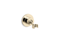 Kohler® 975-AF Stillness Adjustable Shower Holder, Wall Mounting, For Use With Purist Faucets and Accessories, Brass