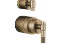 Brizo® HL75P33-GL Litze™ Two T-Lever Handle Kit, For Use With Pressure Balance Valve, Luxe Gold, Import