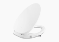 Kohler K-98804-CP-0 Purewash(TM) Elongated Manual Bidet Toilet Seat with Polished Chrome Handle - White