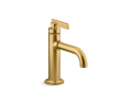 Kohler(R) K-35907-4-2MB Castia(TM) by Studio McGee Single-Handle Bathroom Sink Faucet, 1.2 GPM - Vibrant Brushed Moderne Brass