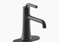 Kohler K-27415-4-BL Tone(TM) Single-Handle Bathroom Sink Faucet, 1.2 GPM - Matte Black