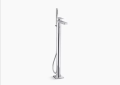 Kohler K-T23492-4-CP Parallel(TM) Floor-Mount Bath Filler Trim - Polished Chrome