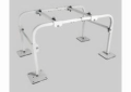 Quick-Sling® QSMS1801 Fixed Wide Mini Split Stand, 16-1/16 in L x 37-1/16 in W x 18 in H
