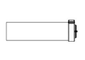 Takagi 100266133 10 inch Straight Pipe