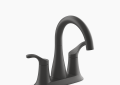Kohler K-27388-4-BL Simplice(R) Centerset Bathroom Sink Faucet, 1.2 GPM - Matte Black