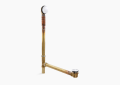 Kohler K-7265-CP Clearflo Brass Toe Tap Drain - Polished Chrome