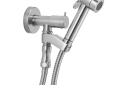 Jaclo® B043-646-PCH Paloma Wide Bubble Rinse Bidet Spray Kit With Soft Aerator, 1/2 in FNPT x 1/2 in Male IPS Connection, Brass, Polished Chrome Spray Head, Domestic
