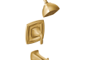 Moen® T2693BG Tub and Shower Trim, 2.5 gpm Valve, Brushed Gold