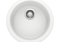 Blanco 511631 Composite Bar Sink, RONDO™ SILGRANIT® II, Round Shape, 17-11/16 in Dia, Drop-In/Under Mount, Granite, White, Import