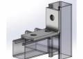 Empire 9026CAZ Corner Angle, 3 Holes, 3-1/2 in W x 1/4 in THK