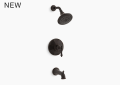 Kohler K-TS13492-4-2BZ Kelston Rite-Temp Tub and Shower Valve Trim - Oil-Rubbed Bronze