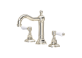 ROHL A1409LPPN-2 Acqui Column Spout Widespread Bathroom Faucet - Polished Nickel
