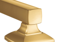 Moen® YG5118BG Grab Bar, Voss™, 1-1/4 in Dia, Brushed Gold, Stainless Steel, Import