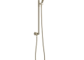Brizo® 85735-PN Litze™ Hand Shower, 3-1/5 in Dia 3 Shower Head, 2 gpm Flow Rate, 60 to 82 in L Hose, 1/2-14 NPSM Connection, Polished Nickel, Import